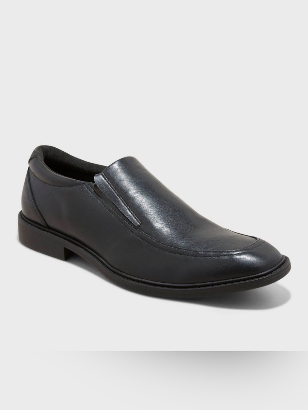 Goodfellow & Co Black Leather Slip-On Loafers
